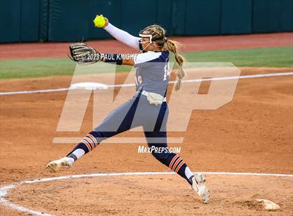 Thumbnail 2 in Guyer vs. Bridgeland (UIL 6A Softball Semifinal) photogallery.