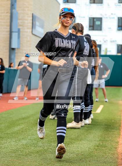 Thumbnail 2 in Guyer vs. Bridgeland (UIL 6A Softball Semifinal) photogallery.