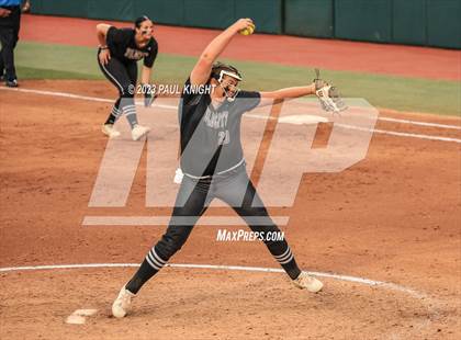 Thumbnail 3 in Guyer vs. Bridgeland (UIL 6A Softball Semifinal) photogallery.