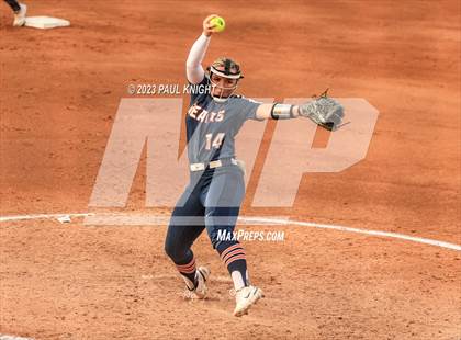 Thumbnail 1 in Guyer vs. Bridgeland (UIL 6A Softball Semifinal) photogallery.