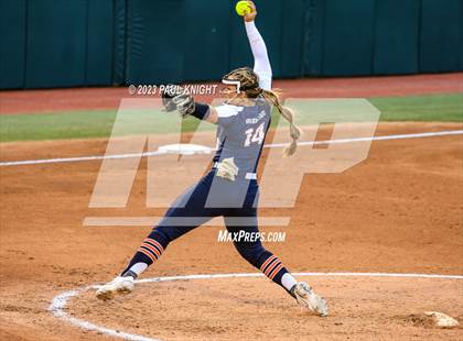 Thumbnail 1 in Guyer vs. Bridgeland (UIL 6A Softball Semifinal) photogallery.