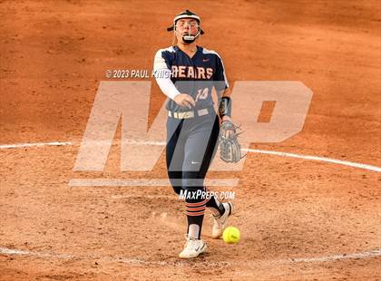 Thumbnail 1 in Guyer vs. Bridgeland (UIL 6A Softball Semifinal) photogallery.