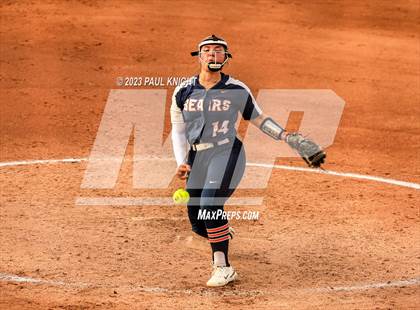 Thumbnail 3 in Guyer vs. Bridgeland (UIL 6A Softball Semifinal) photogallery.