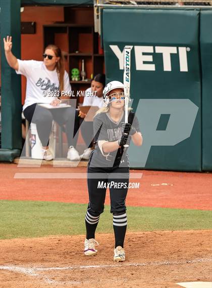 Thumbnail 1 in Guyer vs. Bridgeland (UIL 6A Softball Semifinal) photogallery.
