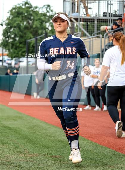 Thumbnail 2 in Guyer vs. Bridgeland (UIL 6A Softball Semifinal) photogallery.