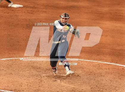 Thumbnail 2 in Guyer vs. Bridgeland (UIL 6A Softball Semifinal) photogallery.