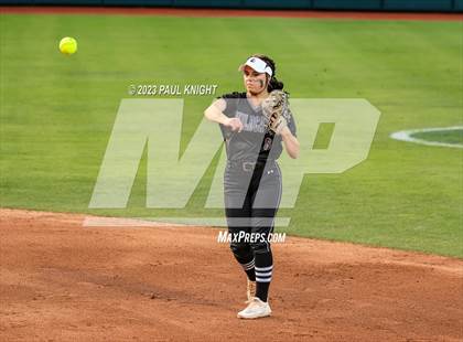 Thumbnail 1 in Guyer vs. Bridgeland (UIL 6A Softball Semifinal) photogallery.