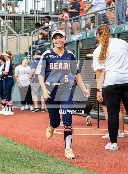 Thumbnail 1 in Guyer vs. Bridgeland (UIL 6A Softball Semifinal) photogallery.