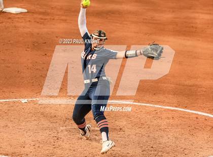 Thumbnail 2 in Guyer vs. Bridgeland (UIL 6A Softball Semifinal) photogallery.