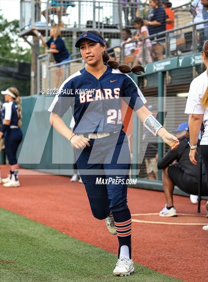 Thumbnail 2 in Guyer vs. Bridgeland (UIL 6A Softball Semifinal) photogallery.