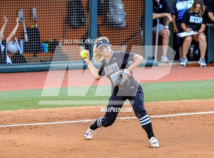 Thumbnail 1 in Guyer vs. Bridgeland (UIL 6A Softball Semifinal) photogallery.