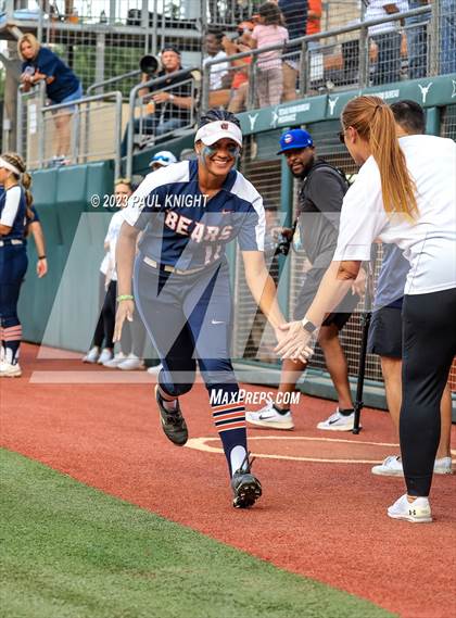 Thumbnail 1 in Guyer vs. Bridgeland (UIL 6A Softball Semifinal) photogallery.
