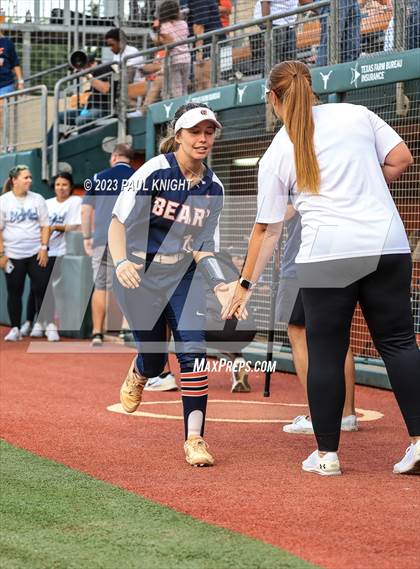 Thumbnail 2 in Guyer vs. Bridgeland (UIL 6A Softball Semifinal) photogallery.