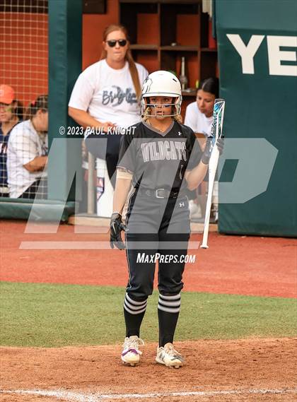Thumbnail 2 in Guyer vs. Bridgeland (UIL 6A Softball Semifinal) photogallery.