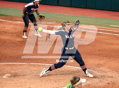 Thumbnail 2 in Guyer vs. Bridgeland (UIL 6A Softball Semifinal) photogallery.