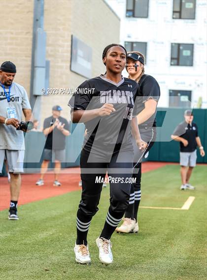 Thumbnail 2 in Guyer vs. Bridgeland (UIL 6A Softball Semifinal) photogallery.