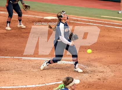 Thumbnail 3 in Guyer vs. Bridgeland (UIL 6A Softball Semifinal) photogallery.
