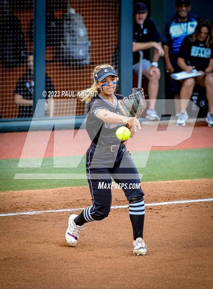 Thumbnail 3 in Guyer vs. Bridgeland (UIL 6A Softball Semifinal) photogallery.