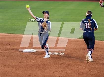 Thumbnail 3 in Guyer vs. Bridgeland (UIL 6A Softball Semifinal) photogallery.