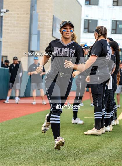 Thumbnail 3 in Guyer vs. Bridgeland (UIL 6A Softball Semifinal) photogallery.