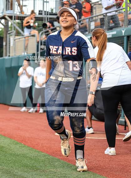 Thumbnail 3 in Guyer vs. Bridgeland (UIL 6A Softball Semifinal) photogallery.