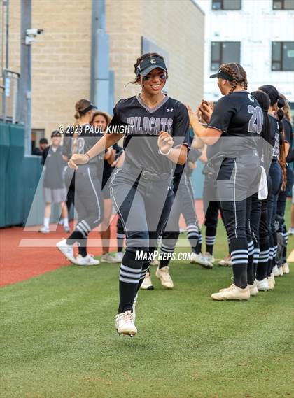 Thumbnail 2 in Guyer vs. Bridgeland (UIL 6A Softball Semifinal) photogallery.