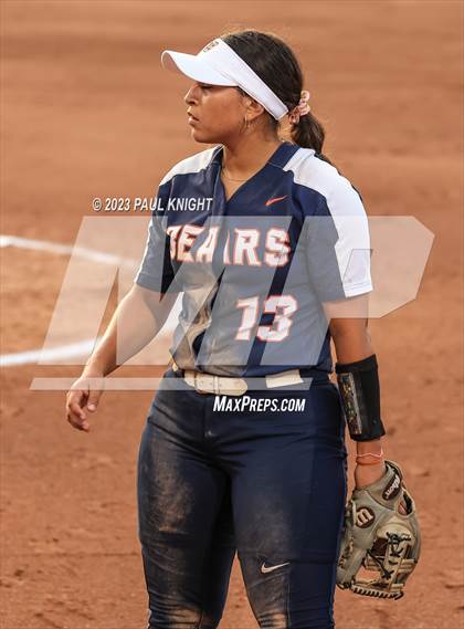 Thumbnail 3 in Guyer vs. Bridgeland (UIL 6A Softball Semifinal) photogallery.