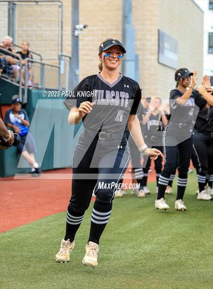 Thumbnail 1 in Guyer vs. Bridgeland (UIL 6A Softball Semifinal) photogallery.