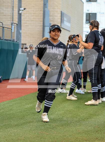 Thumbnail 2 in Guyer vs. Bridgeland (UIL 6A Softball Semifinal) photogallery.