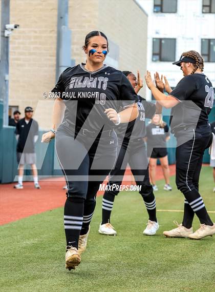 Thumbnail 3 in Guyer vs. Bridgeland (UIL 6A Softball Semifinal) photogallery.