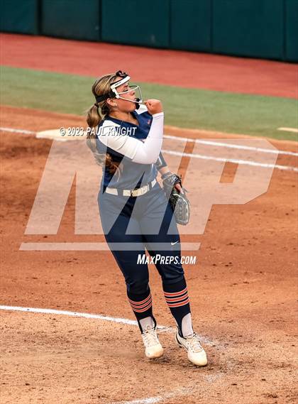 Thumbnail 1 in Guyer vs. Bridgeland (UIL 6A Softball Semifinal) photogallery.