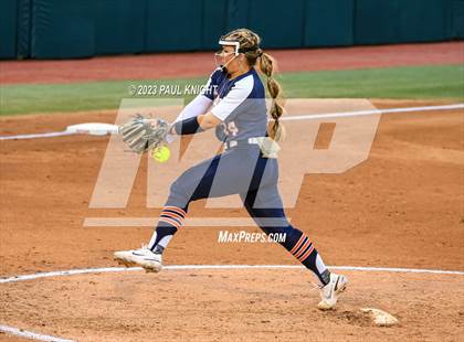 Thumbnail 2 in Guyer vs. Bridgeland (UIL 6A Softball Semifinal) photogallery.