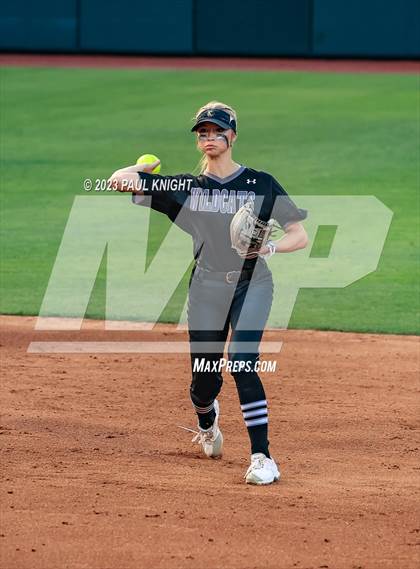 Thumbnail 3 in Guyer vs. Bridgeland (UIL 6A Softball Semifinal) photogallery.