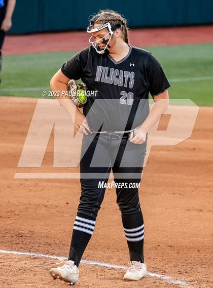 Thumbnail 1 in Guyer vs. Bridgeland (UIL 6A Softball Semifinal) photogallery.