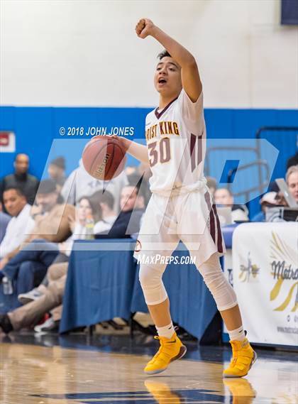 Thumbnail 2 in Montverde Academy vs. Christ the King (Metro Classic) photogallery.
