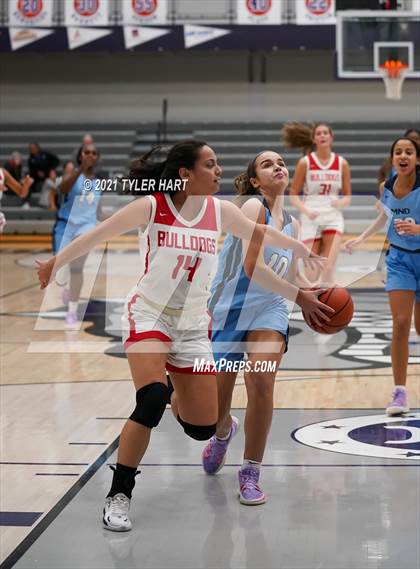Thumbnail 2 in Mount Notre Dame vs. Crown Point (Sneakers for Santa Shootout) photogallery.