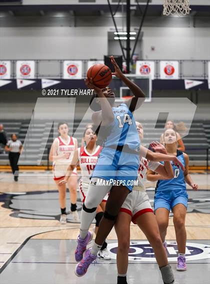 Thumbnail 2 in Mount Notre Dame vs. Crown Point (Sneakers for Santa Shootout) photogallery.