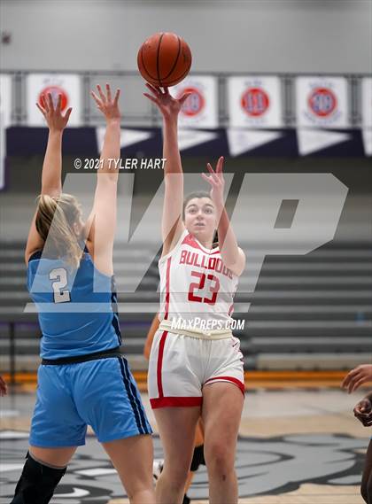 Thumbnail 3 in Mount Notre Dame vs. Crown Point (Sneakers for Santa Shootout) photogallery.