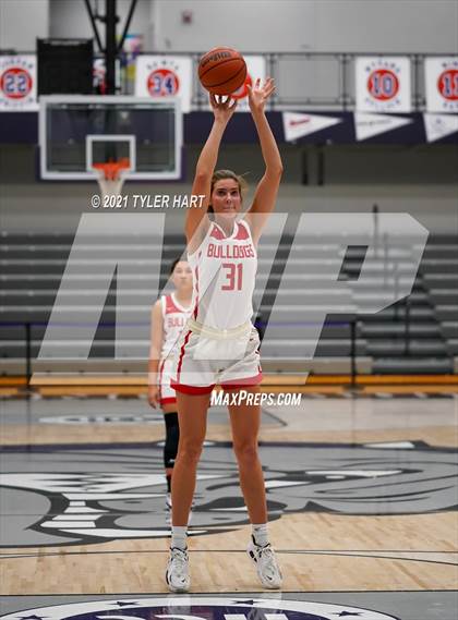 Thumbnail 3 in Mount Notre Dame vs. Crown Point (Sneakers for Santa Shootout) photogallery.