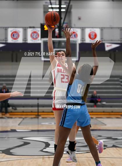 Thumbnail 2 in Mount Notre Dame vs. Crown Point (Sneakers for Santa Shootout) photogallery.