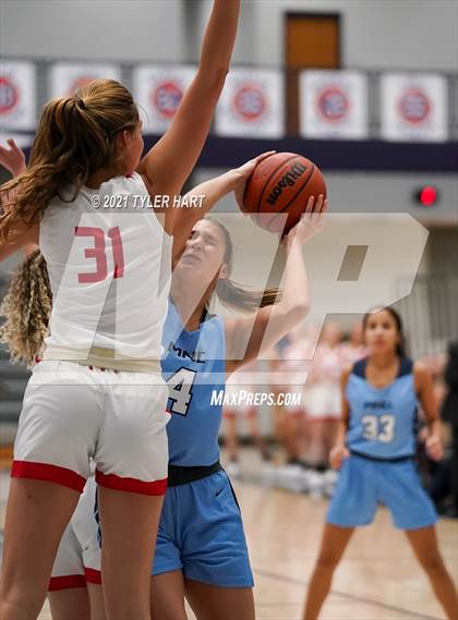 Thumbnail 3 in Mount Notre Dame vs. Crown Point (Sneakers for Santa Shootout) photogallery.