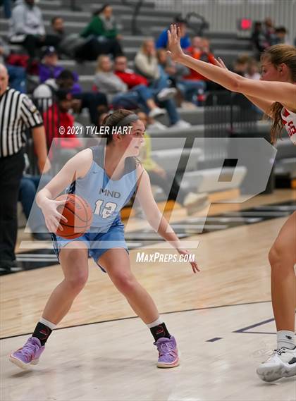 Thumbnail 3 in Mount Notre Dame vs. Crown Point (Sneakers for Santa Shootout) photogallery.