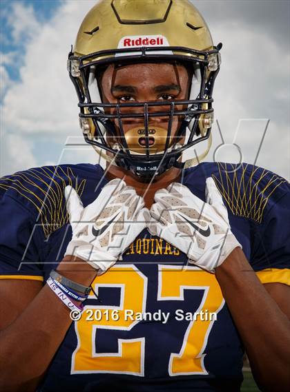 Thumbnail 3 in St. Thomas Aquinas (2016 Preseason Top 25 Early Contenders Photo Shoot) photogallery.