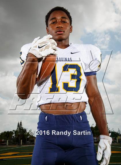 Thumbnail 3 in St. Thomas Aquinas (2016 Preseason Top 25 Early Contenders Photo Shoot) photogallery.