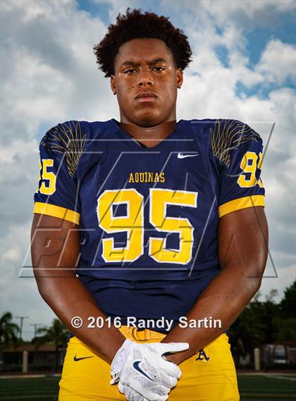 Thumbnail 3 in St. Thomas Aquinas (2016 Preseason Top 25 Early Contenders Photo Shoot) photogallery.