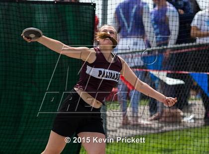 Thumbnail 1 in CHSAA 4A State Championship Discus (Day 1) photogallery.