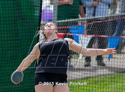 Thumbnail 3 in CHSAA 4A State Championship Discus (Day 1) photogallery.