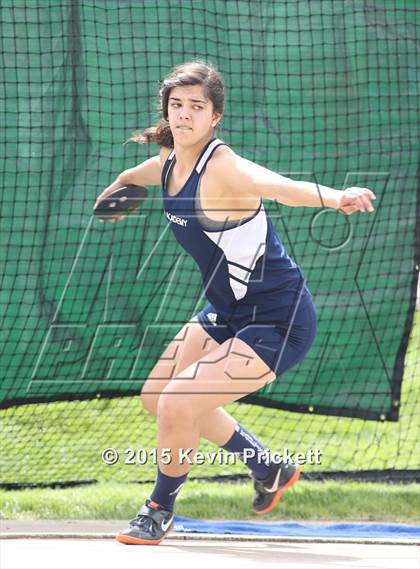 Thumbnail 1 in CHSAA 4A State Championship Discus (Day 1) photogallery.