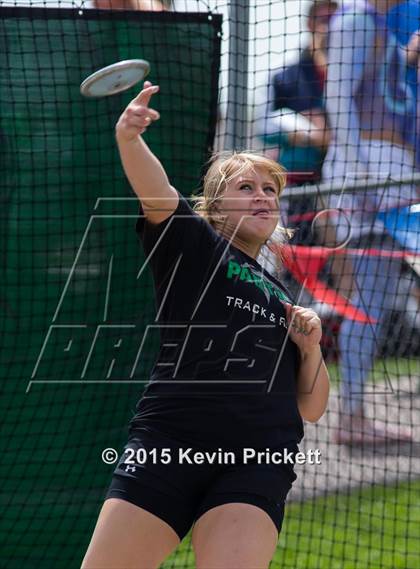 Thumbnail 2 in CHSAA 4A State Championship Discus (Day 1) photogallery.