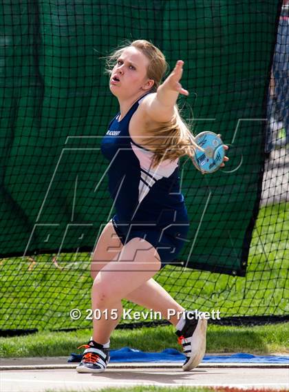 Thumbnail 3 in CHSAA 4A State Championship Discus (Day 1) photogallery.